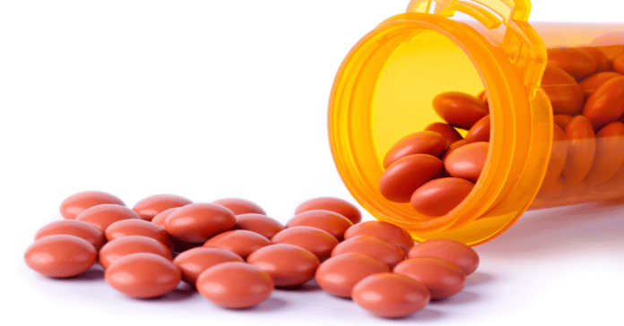 Over-the-counter anti-inflammatory pills for root canal pain relief.
