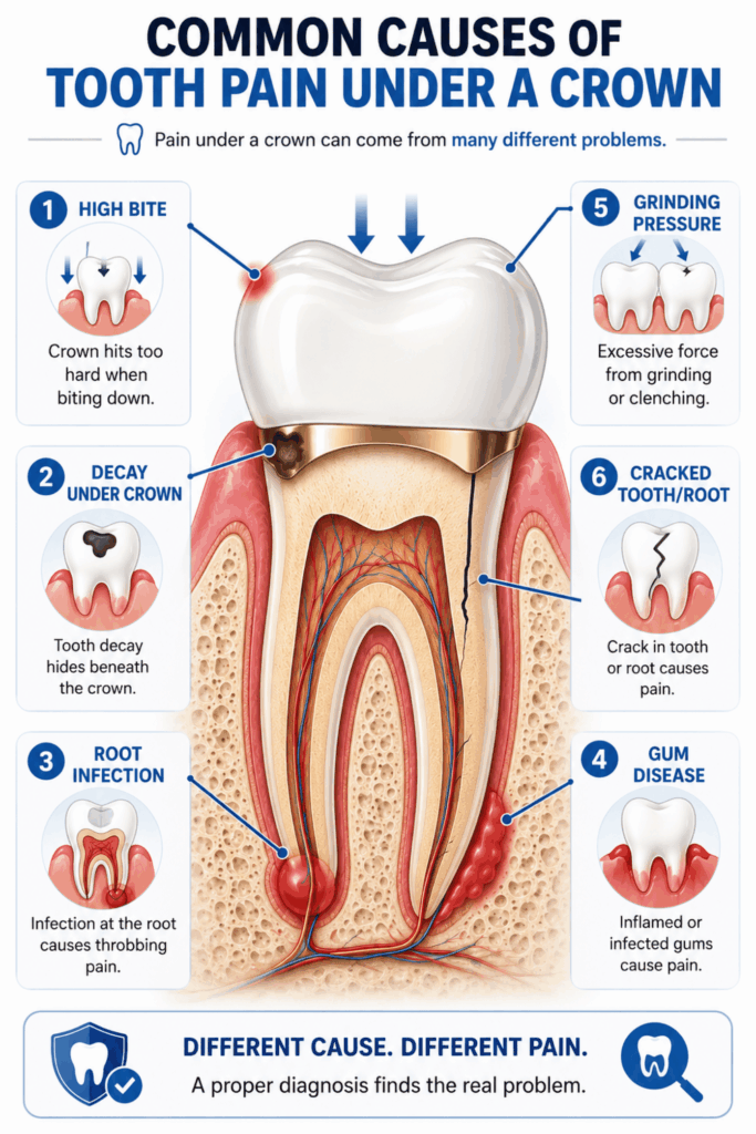 Tooth Pain Under Crown Comes and Goes: Causes and Treatment - Share ...